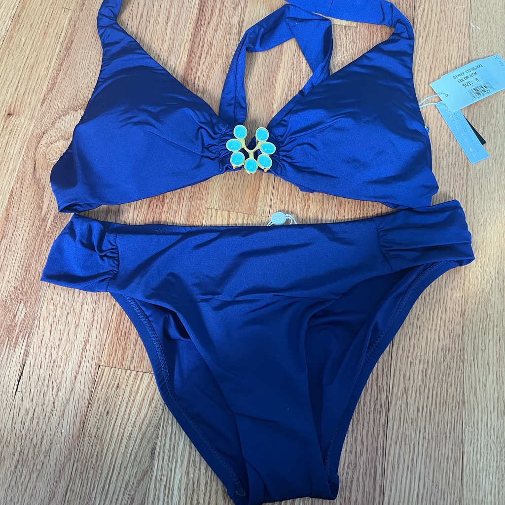 Trina Turk Royal Blue Bikini